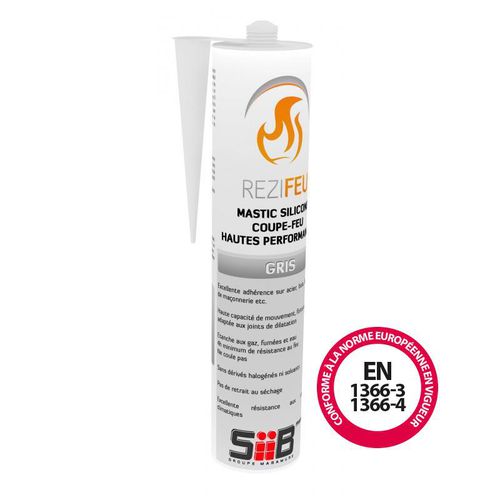弹力胶合剂 - SIIB FRANCE - 硅树脂基底 / 用于防水 / 用于混凝土