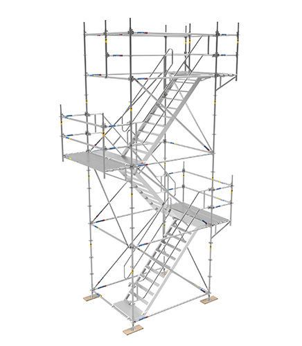 180度旋转楼梯 - AFIX FRANCE SA - 金属台阶 / 金属结构 / 建筑工地