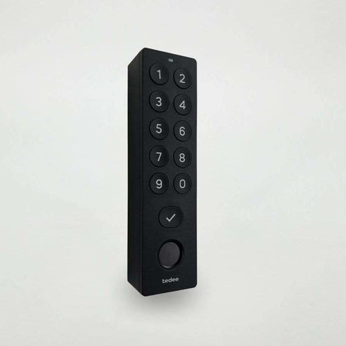 安全防护型数码指纹读取器 - KEYPAD PRO BLACK  - Tedee - 用于门禁控制 / 用于智能家居安装 / 用于门