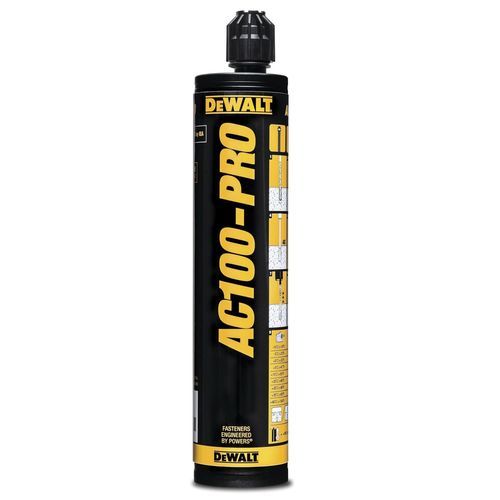粘贴式胶合剂 - AC100-PRO - DEWALT - 用于混凝土 / 用于幕墙 / 模板工程用