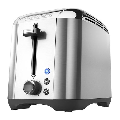 2片烤面包机 - TR3500SD - Black & Decker - 不锈钢