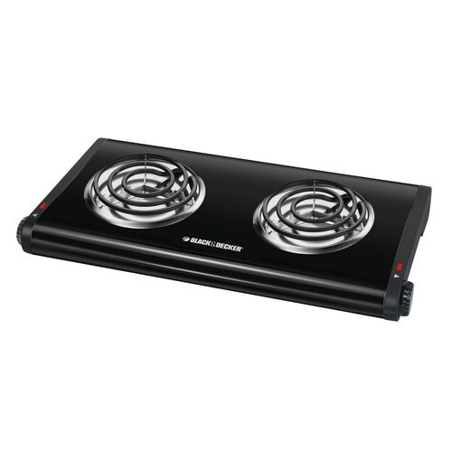 电动灶台 - DB1002B - Black & Decker - 双灶头 / 台面 / 便携式