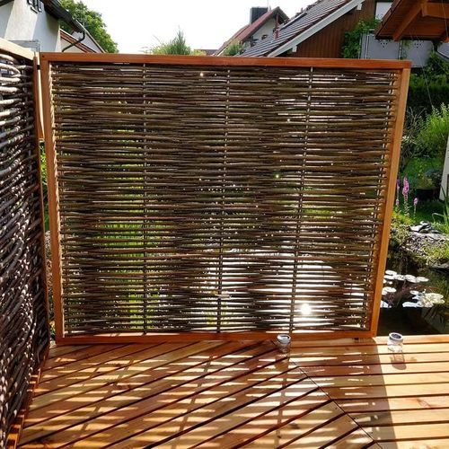 百叶窗式挡板 - Gartenfrosch GmbH - 落叶松木 / 柳编 / 仿木