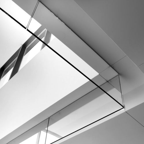 建筑物玻璃板 - TRIASMOKE FIX GLASS - TRIA FRANCE - 封闭石膏屏用 / 无色