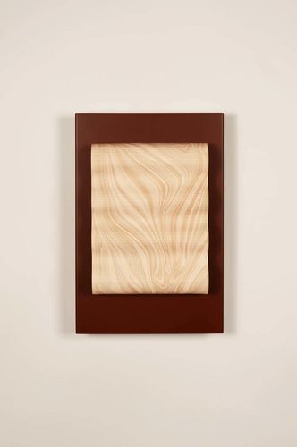 现代壁灯 - MARBLE FRAME III - Violaine d'Harcourt - 室内 / 漆钢 / 纸质