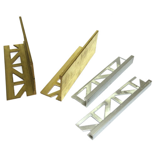 铝合金收边条 - arrêt de revêtements - ADESOL - 黄铜 / 不锈钢 / 用于瓷砖