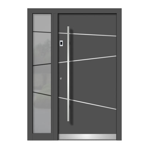 入户门 - HA106E+ST - DOORS, d.o.o. - 木质 / 铝制 / 平开