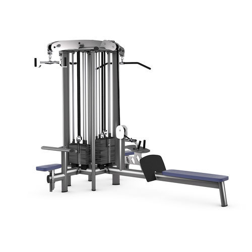 背部健身器械 - 4032 4-STATION - gym80 International GmbH - 低排放 / 牵引设备 / 室内