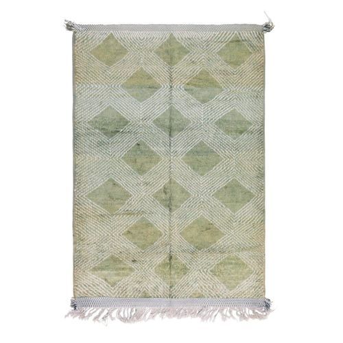 现代风格地毯 - Diamonds Green - MUSMUS RUGS - 几何图案 / 长方形 / 手工编织