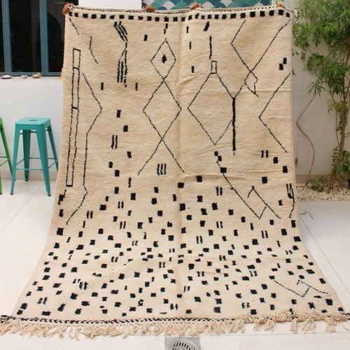 现代风格地毯 - authentic beni ourain - MUSMUS RUGS - 几何图案 / 羊毛 / 长方形