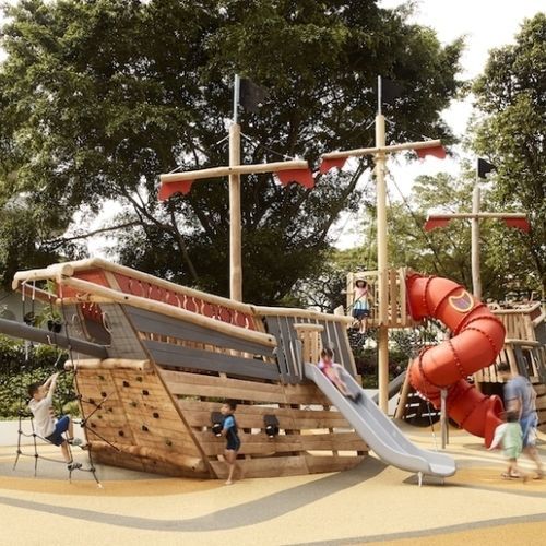 游乐场游乐设施 - SPI Global Play - EPDM / 模块化 / 用于攀登