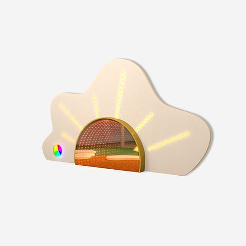 集成LED的儿童游乐隧道 - SUN SWIRL  - Play 9 Studios - 胶合板 / 坚硬表面 / 带触摸屏