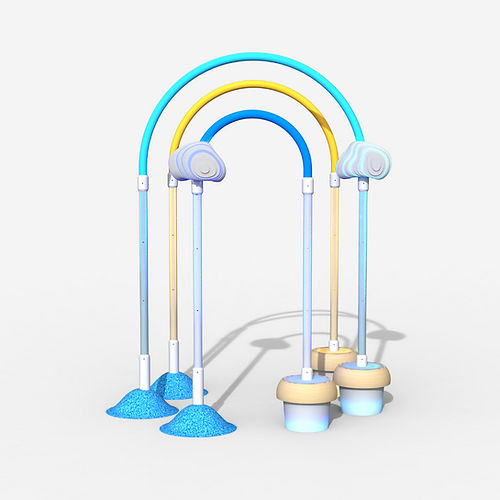 三联牵引杆 - RAINBOW TWINKLE POLES™   - Play 9 Studios - 钢 / 坚硬表面 / 丙烯塑料