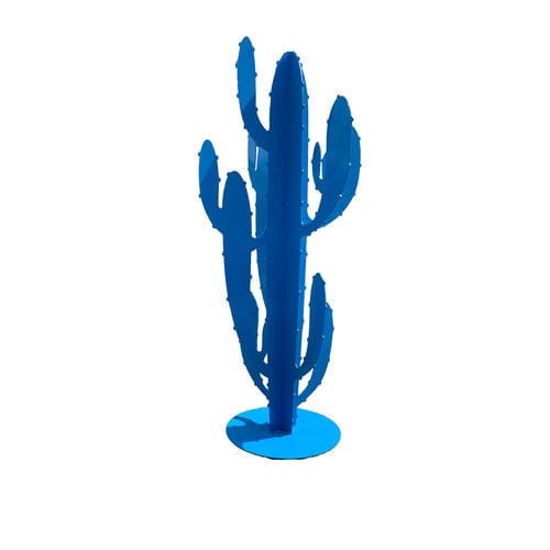 特种钢雕塑 - Cactus - FBC-TONTON GLOUTON - 户外 / 落地式 / 蓝色