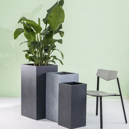 玻璃纤维花坛 - RF-0002 - Guangdong Ronglin New Material technology .Co.,Ltd - 混凝土 / 正方形 / 定制