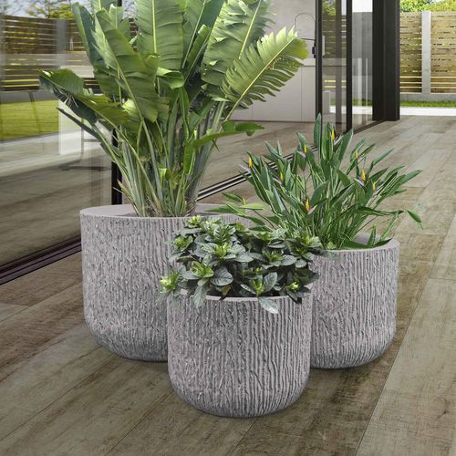 玻璃纤维花坛 - RCW-4002 - Guangdong Ronglin New Material technology .Co.,Ltd - 混凝土 / 圆形 / 定制