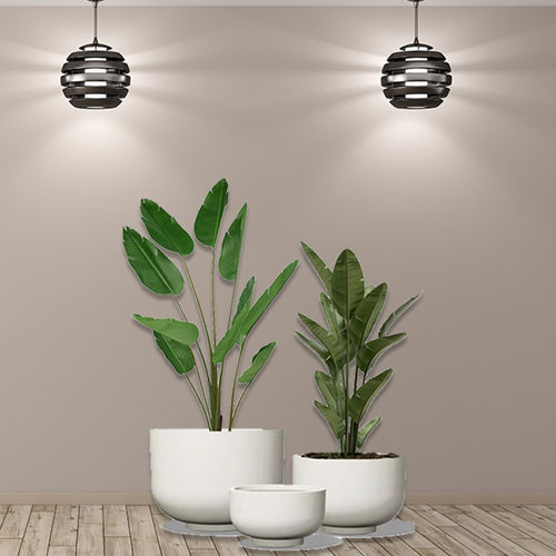 玻璃纤维园艺花盆 - RC-1027 - Guangdong Ronglin New Material technology .Co.,Ltd - 混凝土 / 圆形 / 防紫外线