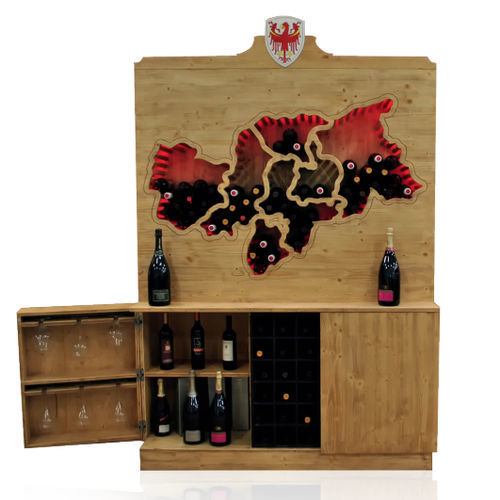 独立式酒瓶柜 - REGIONE - Bordini arredamenti - 商用
