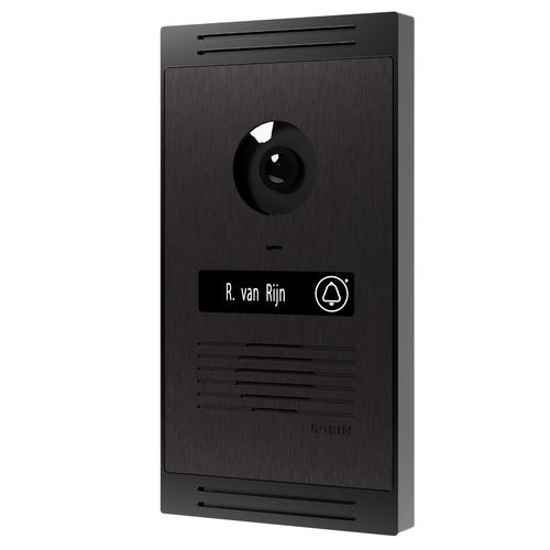 智能门铃开关 - Robin PROLINE HD Midnight Black - Robin Telecom Development BV - 以太网