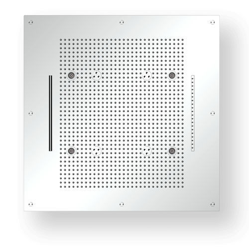 嵌入式淋浴莲蓬头 - W70C1234 - AQUAFORM - 正方形 / 雨水 / 内置照明