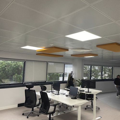 天花板隔音板 - OFFICE 1 - Smartfox - 木质 / 矿棉 / 布料