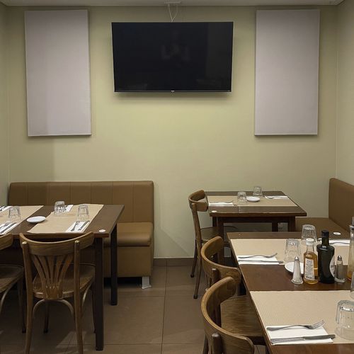 墙面隔音板 - RESTAURANT 1 - Smartfox - 木质 / 矿棉 / 布料