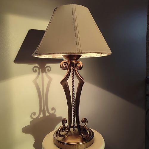 台灯 - Sao Paulo 04 - DelightLamps - 金属 / 皮质 / 传统风格