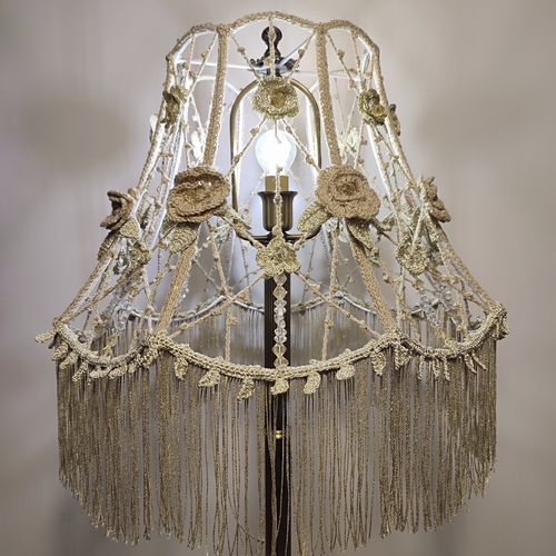 传统风格灯罩 - Dallas 04 - DelightLamps - 丝绸 / 丙烯塑料 / 手工