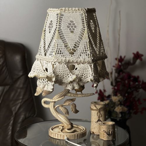 台灯 - New Jersey 01-09 - DelightLamps - 锻铁 / 布料 / 维多利亚风格