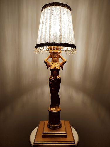 台灯 - Monte Carlo 03 - DelightLamps - 布料 / 木质 / 复古风格