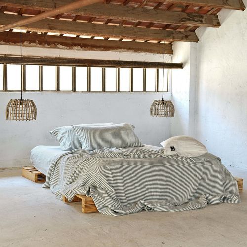 亚麻床上用品套件 - GREEN SAILOR - dELENZO LINEN FROM EUROPE S.L