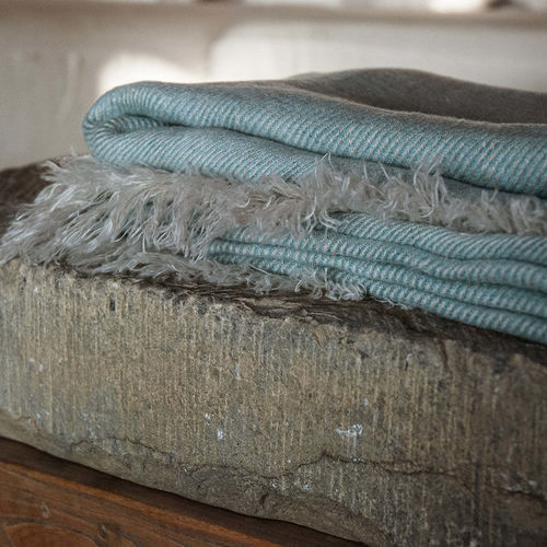 亚麻家居毯 - RABIT MINT - dELENZO LINEN FROM EUROPE S.L