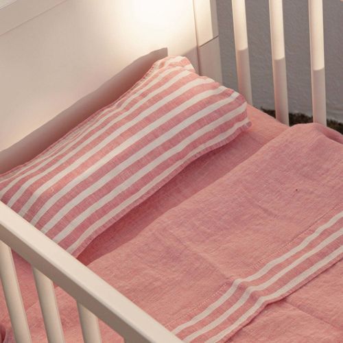 亚麻床单 - GRETEL MINI CRIB - dELENZO LINEN FROM EUROPE S.L - 用于摇篮 / 用于婴儿 / 可水洗