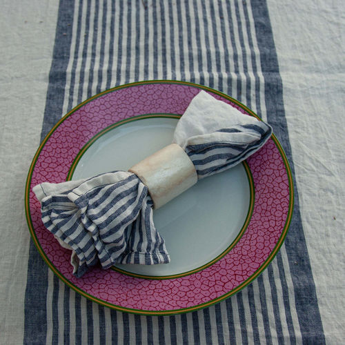 亚麻餐巾纸 - TAORMINA - dELENZO LINEN FROM EUROPE S.L - 条纹 / 大型活动 / 美食餐厅