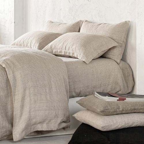 亚麻枕套 - HERRINGBONE - dELENZO LINEN FROM EUROPE S.L