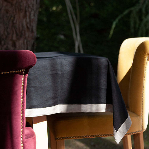 亚麻桌布 - TABLECLOTH WITH BORDER - dELENZO LINEN FROM EUROPE S.L - 商用