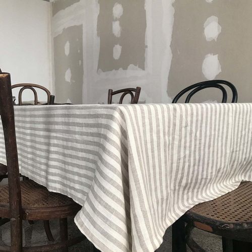 亚麻餐巾纸 - MILOS - dELENZO LINEN FROM EUROPE S.L - 条纹 / 可水洗
