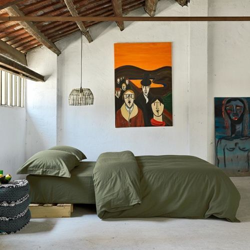 亚麻床上用品套件 - CAPULET OLIVE - dELENZO LINEN FROM EUROPE S.L