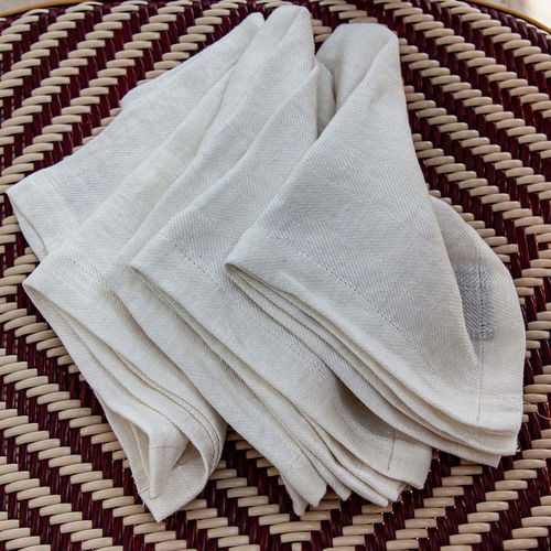亚麻餐巾纸 - ESPIGA  - dELENZO LINEN FROM EUROPE S.L - 双向进叉 / 家用 / 编织
