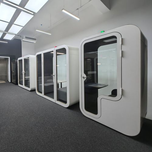 声学办公桌POD - P FAMILY - Dancoo Acoustic Pods Manufacturing Co.,Ltd. - 可调节 / 人体工学 / 带视频会议系统