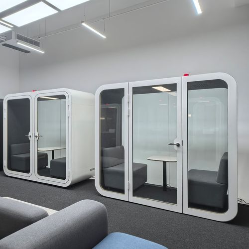 声学办公桌POD - S FAMILY - Dancoo Acoustic Pods Manufacturing Co.,Ltd. - 可调节 / 人体工学 / 带视频会议系统