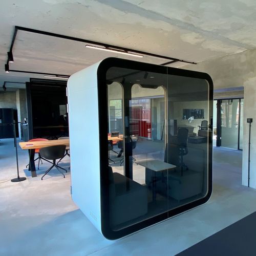 声学办公桌POD - 2F - Dancoo Acoustic Pods Manufacturing Co.,Ltd. - 人体工学 / USB / 带LED照明设备