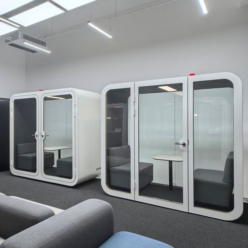 声学办公桌POD - 2S2 - Dancoo Acoustic Pods Manufacturing Co.,Ltd. - 人体工学 / USB / 带LED照明设备