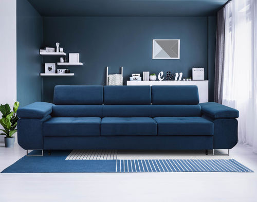 沙发床 - PABLO: 1416BN - Best Mobilier - 现代风格 / 丝绒 / 带扶手