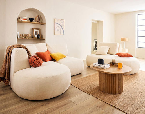 组合沙发 - SANTORINI: 1689BEI - Best Mobilier - 现代风格 / 布料 / 带扶手