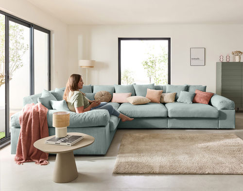 转角沙发 - ASPEN : 1868B - Best Mobilier - 现代风格 / 丝绒 / 带扶手