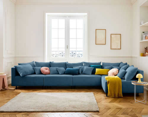 组合沙发 - EDINBURG: 1872B - Best Mobilier - 现代风格 / 丝绒 / 带扶手