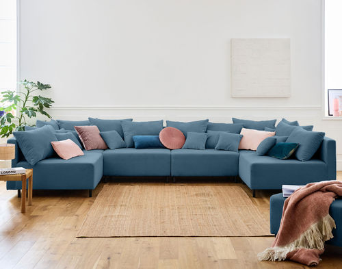 组合沙发 - EDINBURG: 1873B - Best Mobilier - 现代风格 / 丝绒 / 垫式