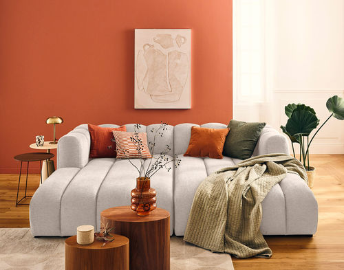 现代风格贵妃沙发椅 - DEBBIE : 2951BEI - Best Mobilier - 布料 / 粘合板 / 木纤维