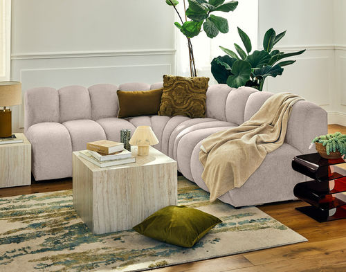 组合沙发 - DEBBIE: 2952BEI - Best Mobilier - 现代风格 / 布料 / 无扶手